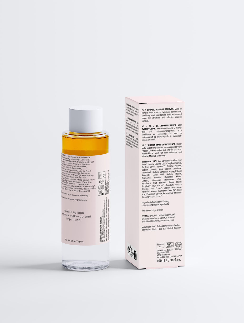 Biphasic Makeup Remover & Hyaluronic  Toner 20ml