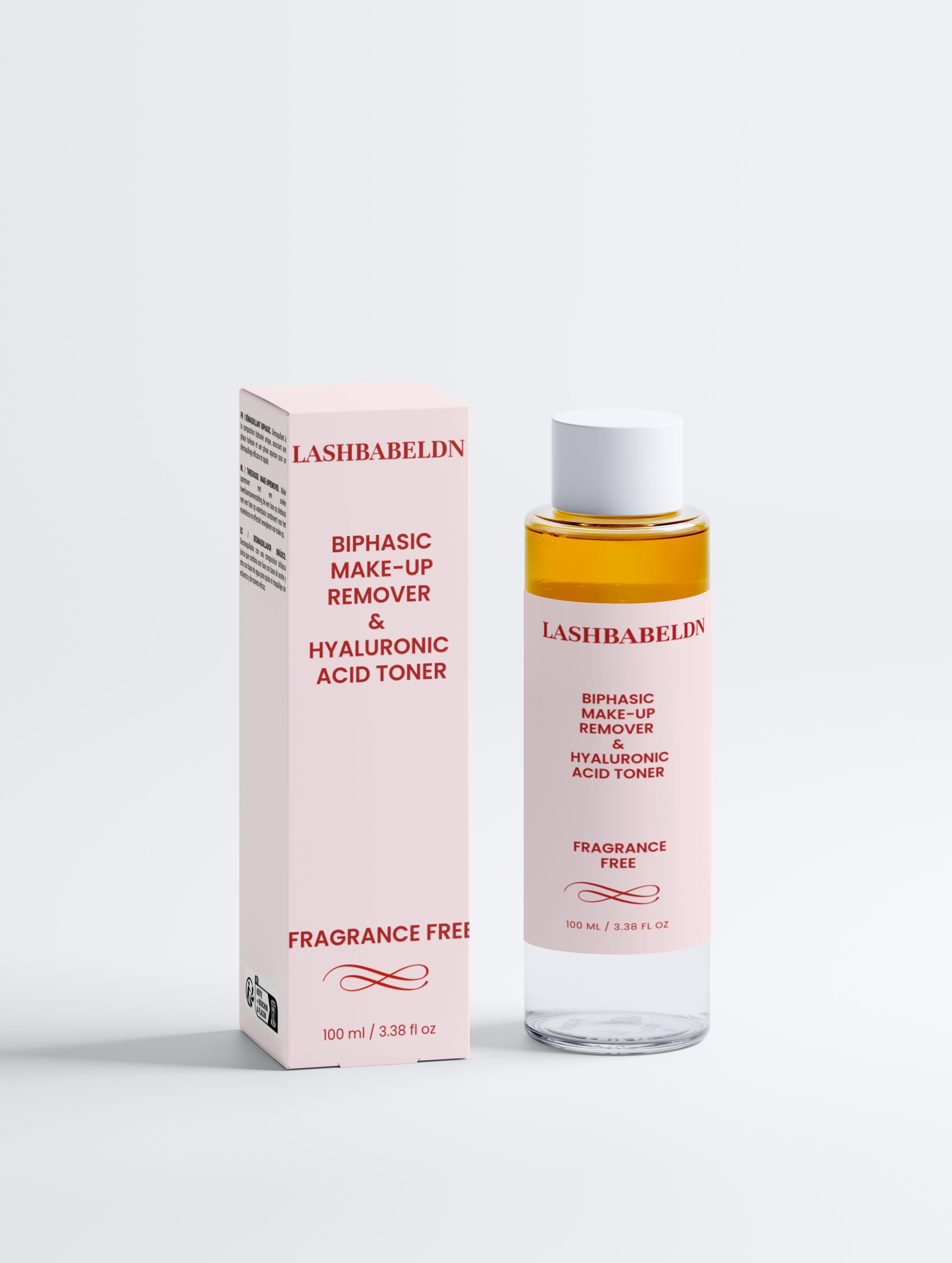 Biphasic Makeup Remover & Hyaluronic  Toner 20ml